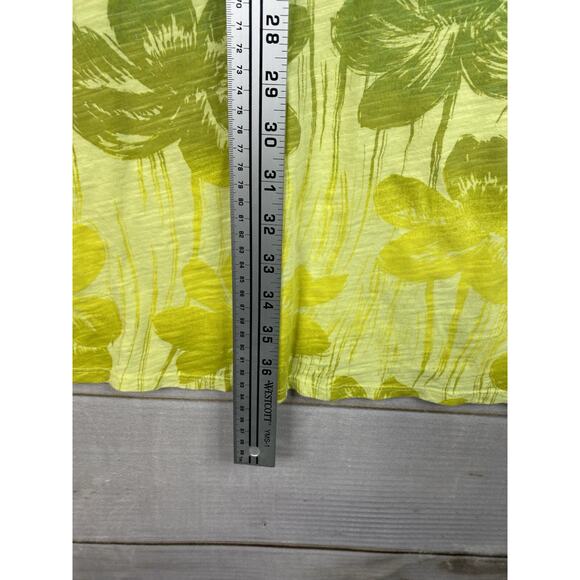 Fresh Produce Skirt Sz M Yellow Floral Ombre Maxi Pull On Beach Cruise USA Made - Picture 5 of 8